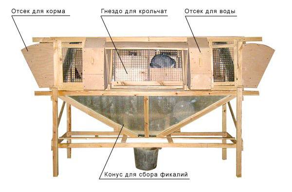 Как сделать клетку для кроликов