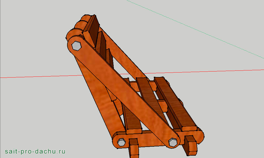 Как я делал дачные деревянные качели – чертежи и схемы