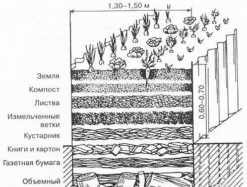 Теплые грядки своими руками: пошаговое изготовление