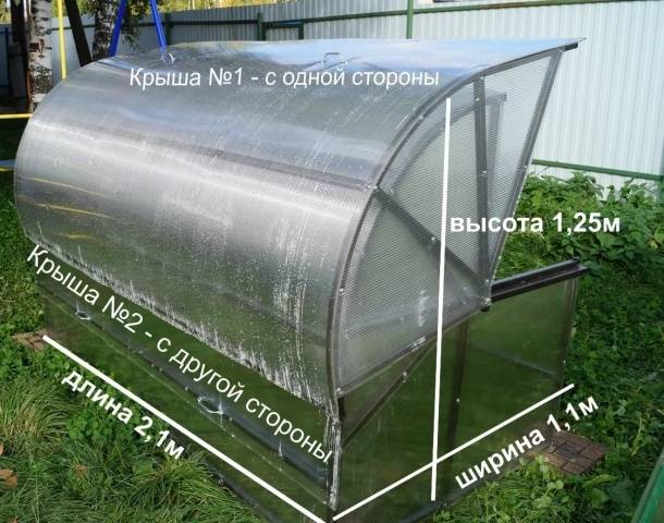 Парник-хлебница из поликарбоната своими руками+ чертежи