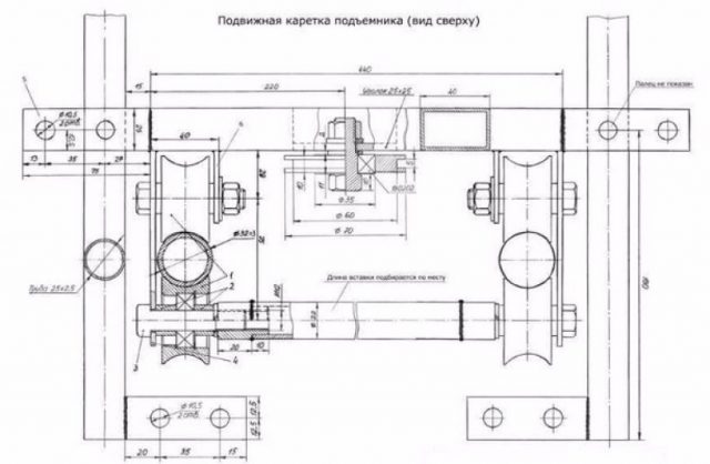 Апилифт своими руками с размерами и чертежами