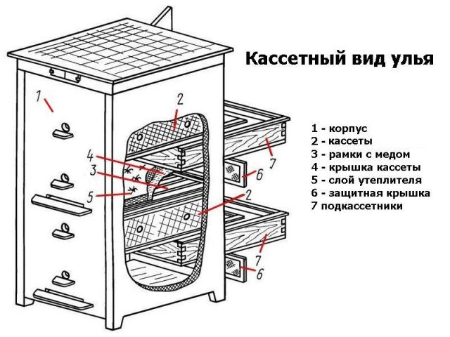 Кассетный павильон для пчел: как сделать своими руками + чертежи